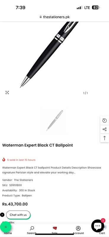 Waterman luxury ball point 0