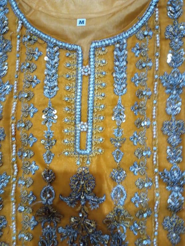 stitched Suit For Mehndi or Mayyo Event 0