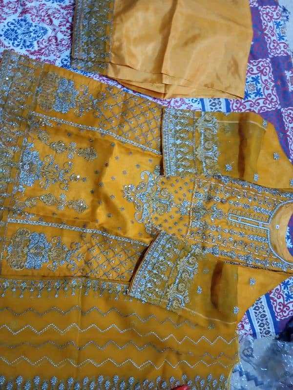 stitched Suit For Mehndi or Mayyo Event 3