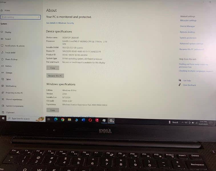 Dell Precision 5510 Core i7 6th generation (Workstation) 2