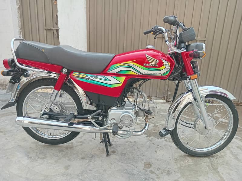 Honda !cd 70 2023 model Isb number 0