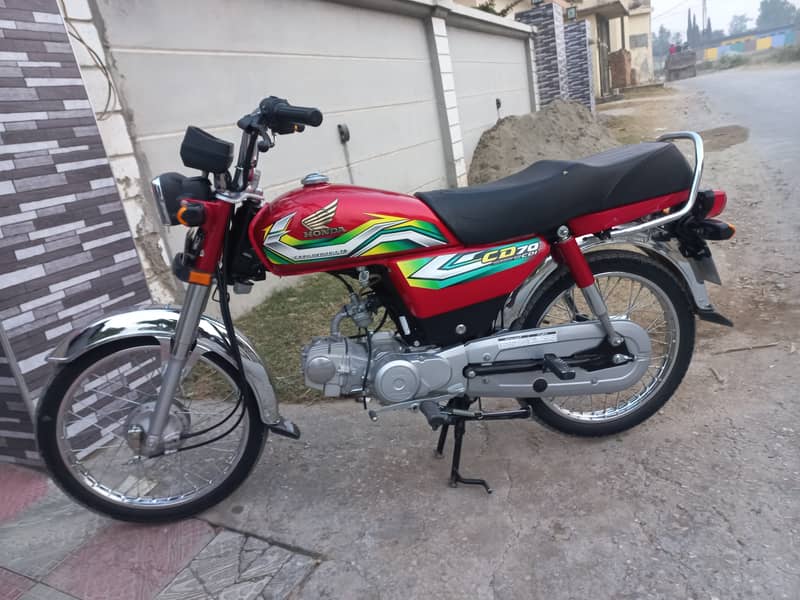 Honda !cd 70 2023 model Isb number 3