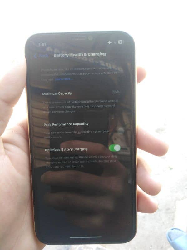 condition 9.8 iphone xr 64 gb non pta jv 3 month sim time 0