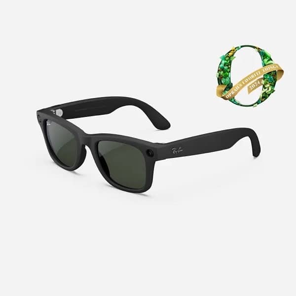 Ray Ban Meta AI glasses with headphones and camera 0