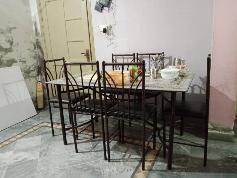 6 seater dinning table set 4