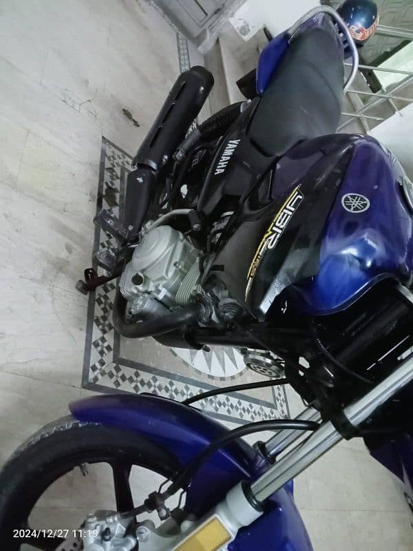 my Bike Yamaha YBR 125cc blue color for sale 1