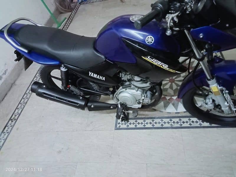 my Bike Yamaha YBR 125cc blue color for sale 5