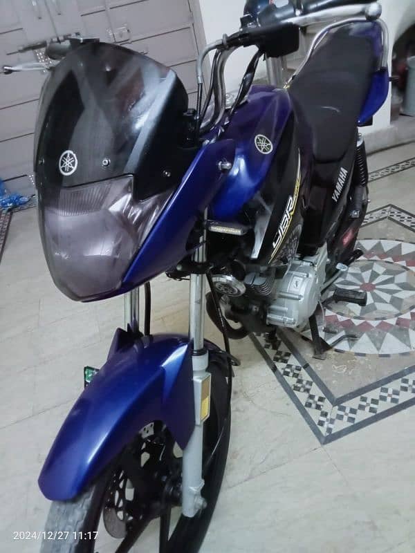 my Bike Yamaha YBR 125cc blue color for sale 6