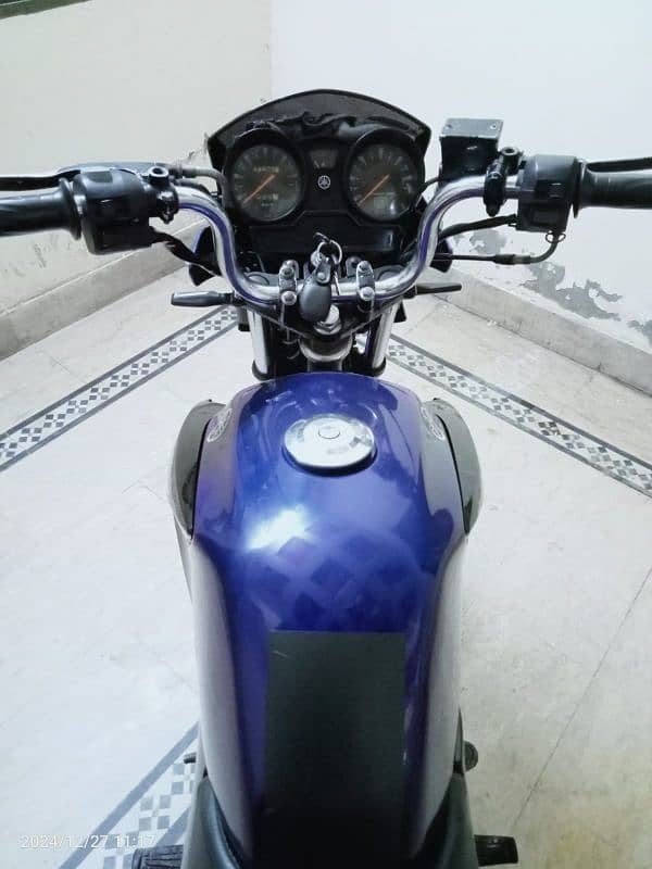 my Bike Yamaha YBR 125cc blue color for sale 9