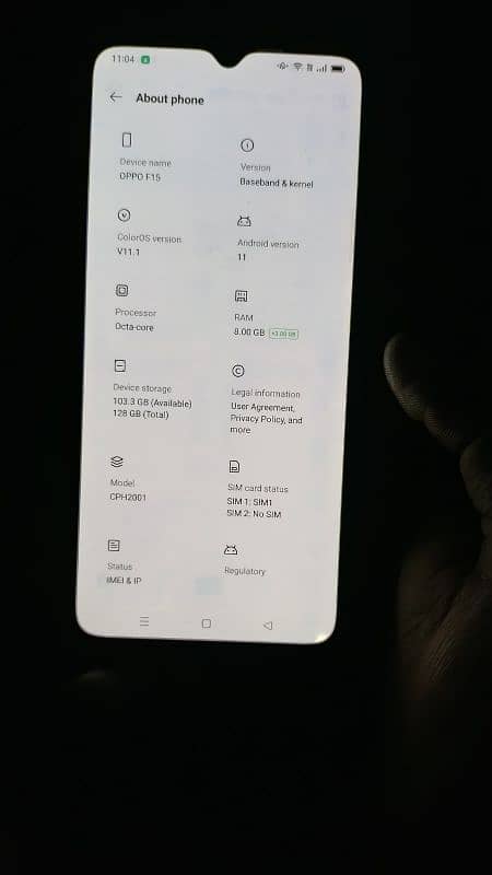 oppo F15 Mobile everything is ok 8/128 original 10
