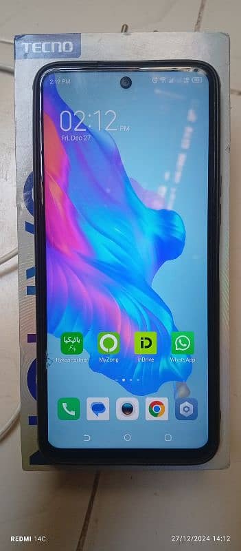 Tecno Camon 18t 4+3 gb ram 128 gb rom 1