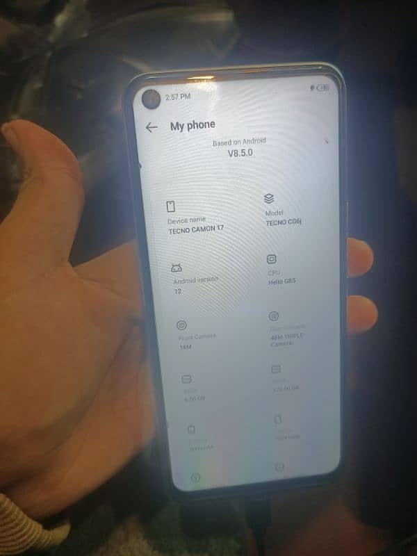 Tecno camon 17 6/128 pta prove with box 2