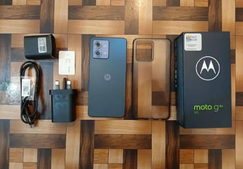 Moto G84 5G 12+12 ram 256gb android 14 full box pta official aprovad 2