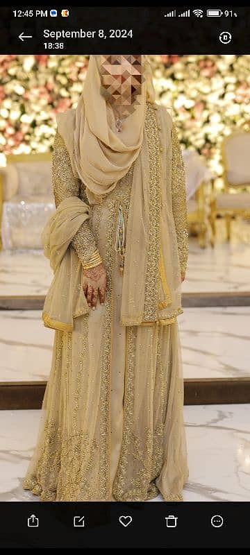 Bridal Maxi | walima Dress | Wedding Dress | Barat | clothes 0