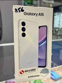 Samsung A15 new box open light blue full warranty