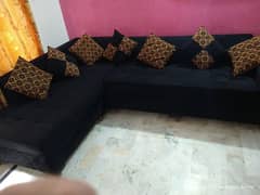 Diamond foam L shape 7 seater