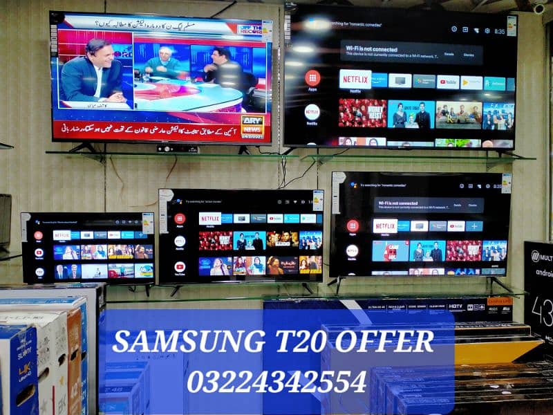 samsung 43 inch led tv android smart 4k 3 year warranty 03224342554 0