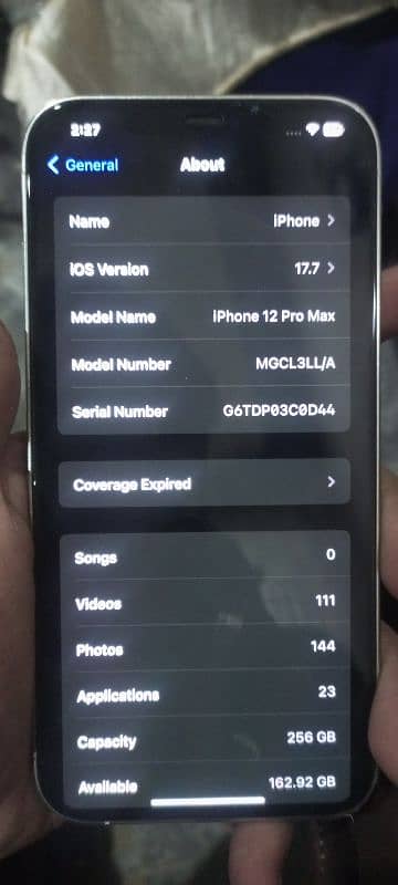 IPHONE 12 PRO MAX WHITE FACTORY UNLOCK 256GB 2