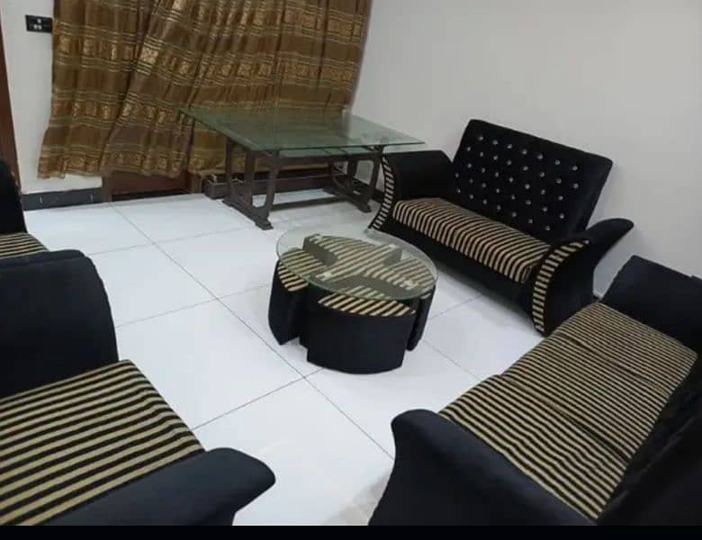 7 seater sofa with table 1