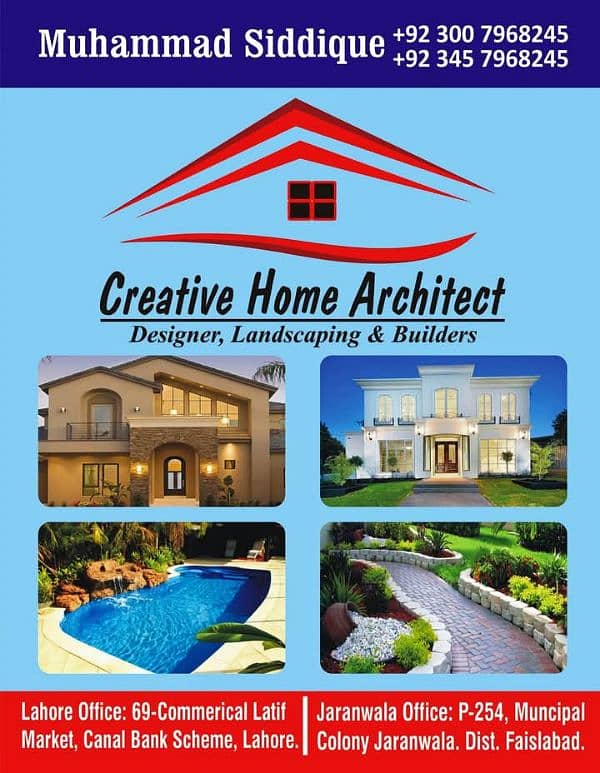 Design your own homes and have your homes fully built by us. 0