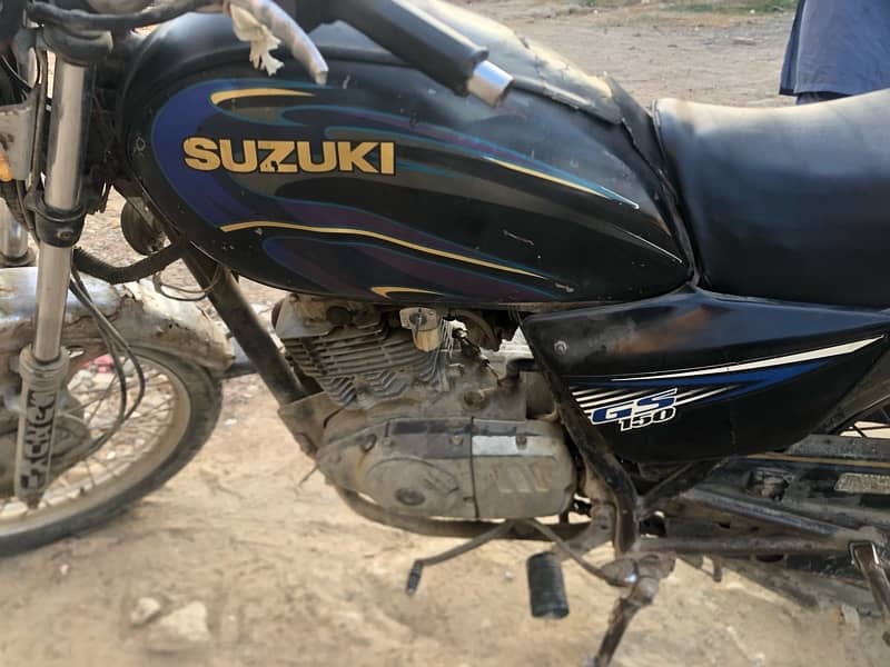 Suzuki 150 rough condition 80 k no bhes 7