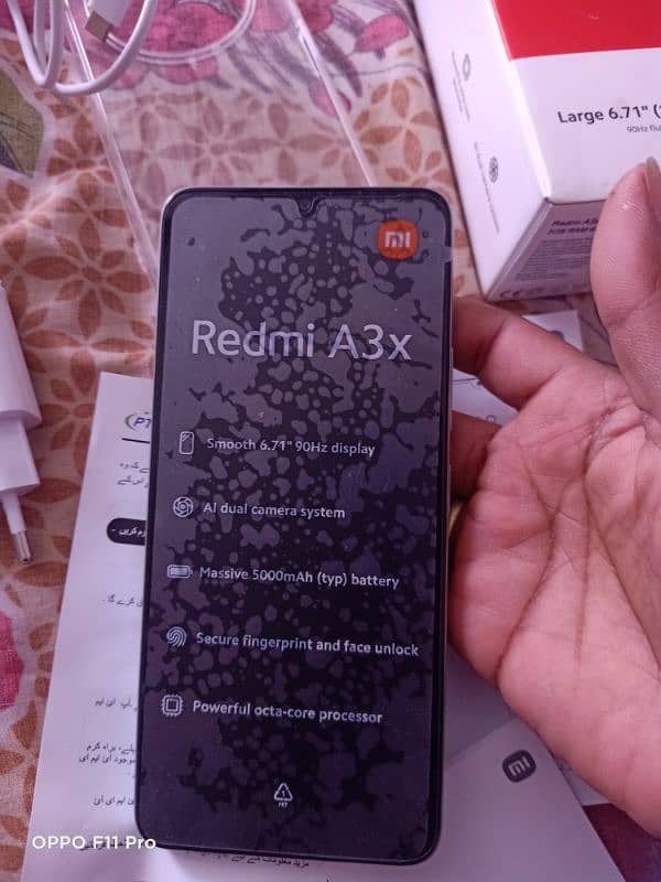 redmi A3x 3+64 box pack only 3 day use . . 5