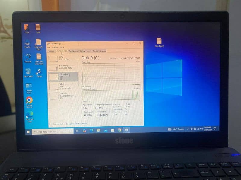 Stone Laptop Core i3 4GB SSD 128GB ROM 6st Gen - Affordable Price 2