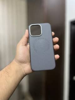 HS Premium Quality Leather Case 15 Pro Max