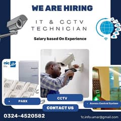 CCTv Networking Expert | Technician  | Jobs | Male Staff