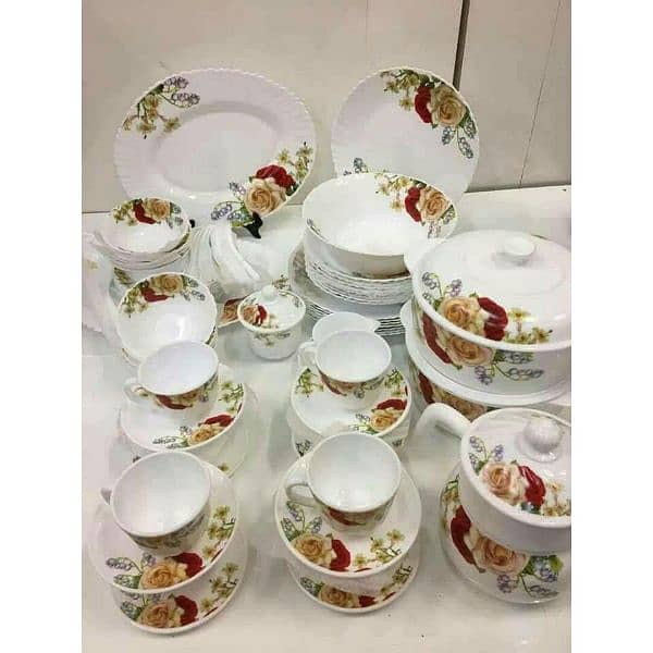 marble dinner set+soup set 0