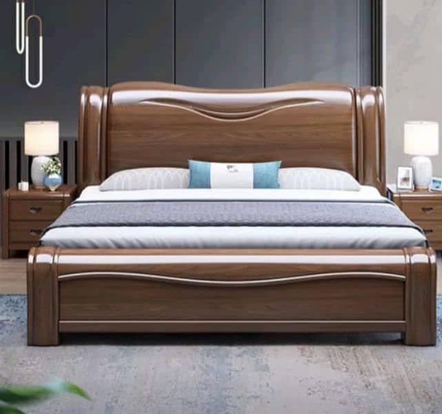 New bed set solid wood never used 0