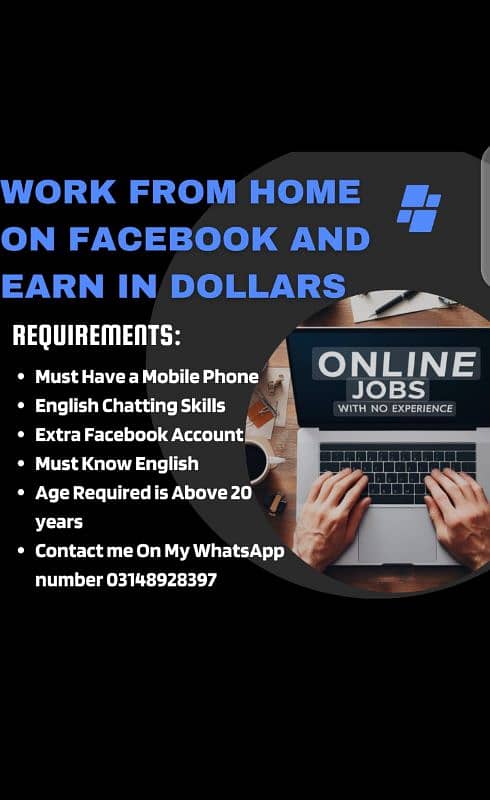 Online Work From Home(Deal With Foreign Clients) 0