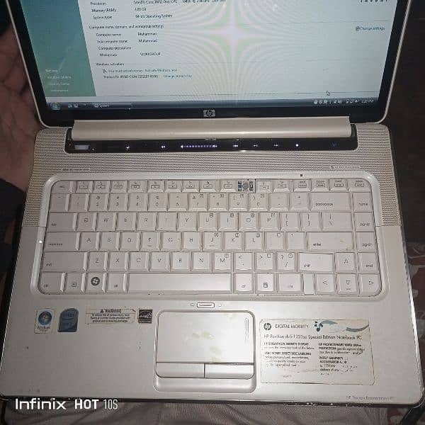 HP laptop 4/64 contact 03017864345 5