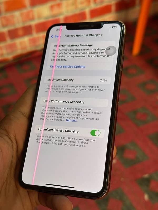 IPhone Xsmax 256gb pta approoved LLa With box 74%Battery health 7