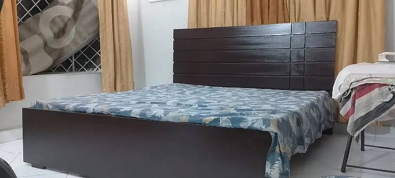 King Size bed with new Mattress 1