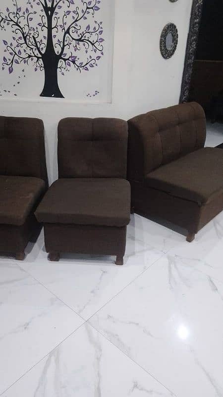 Sofa set 4 seater (Urgent sale) 5