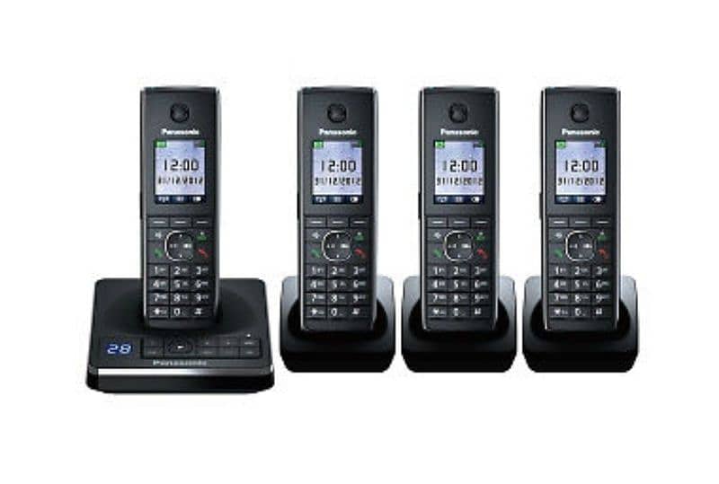 Panasonic kx-tg8521 cordless 4handset with intercom 0