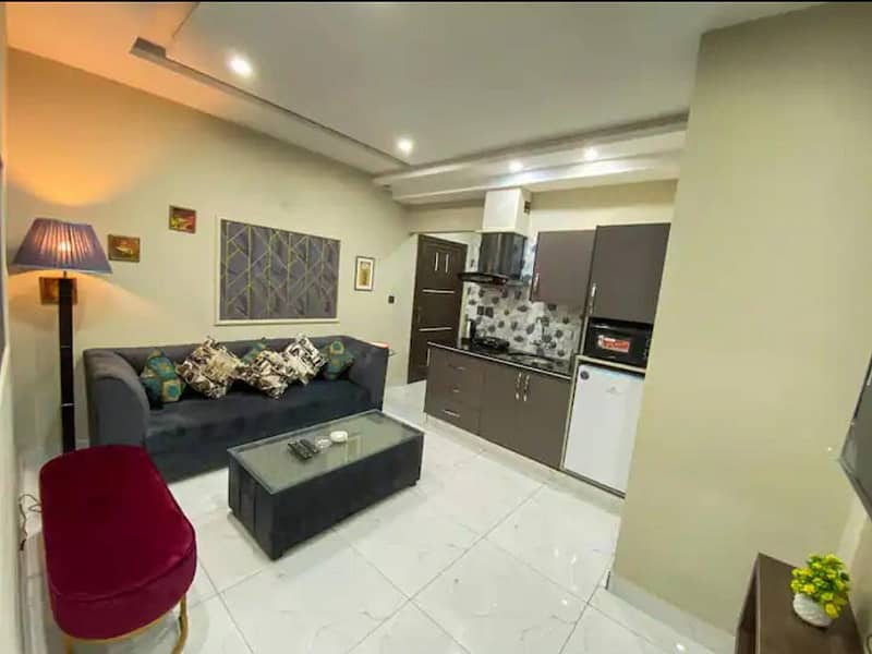 One Bed Apartment Available For Rent In Sector E Bahria Town Lahore 0