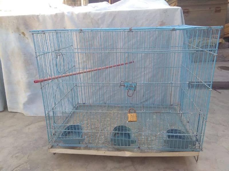 1 portion cage blue colour 0