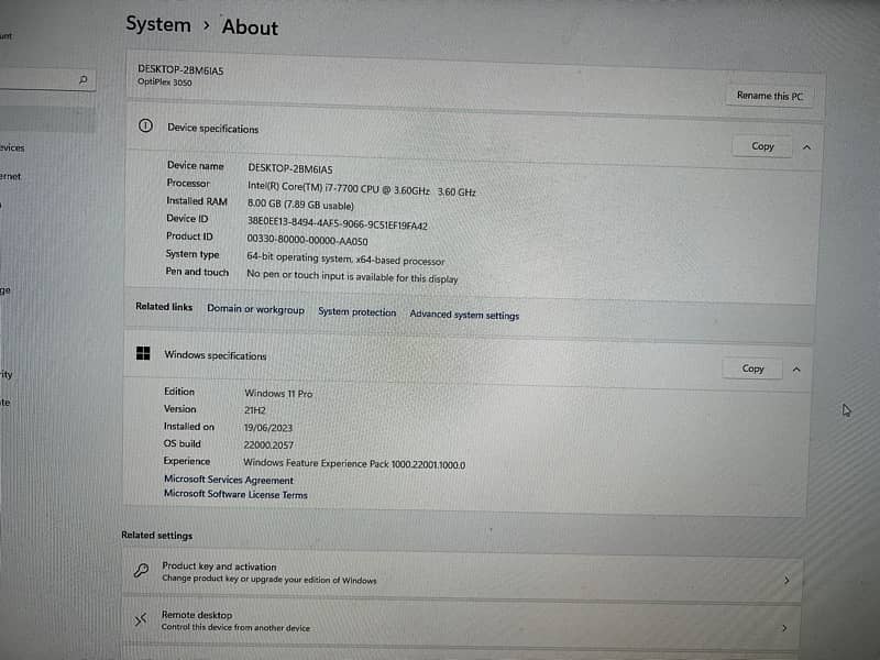 Core i7 7th generation Dell Branded PC 1