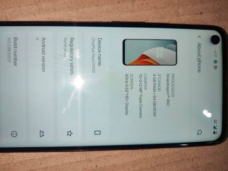 oneplus nord n100 ram4 64gb 1