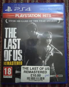 The Last of us - REMASTERED | PS4 Game