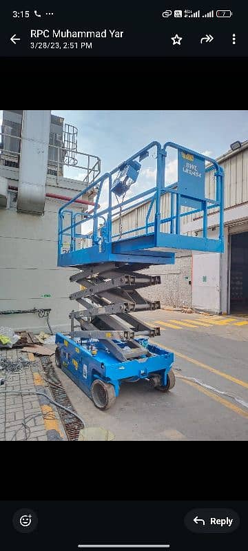 Scissor Lift Working Height 32 Feet For Sale 2