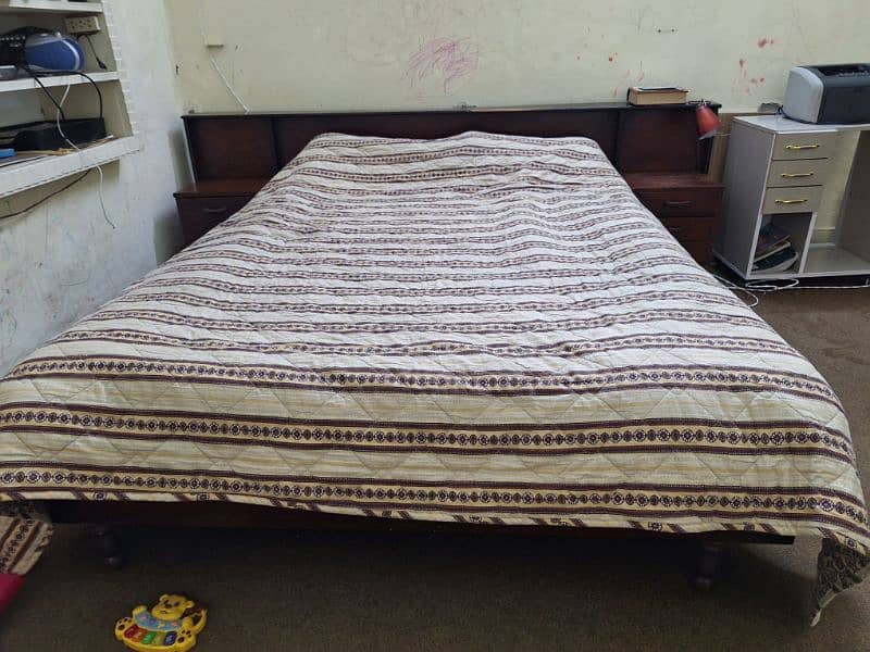 wooden bed set 2