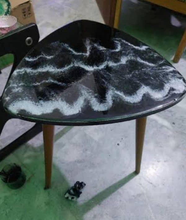 Resin customise  Table 18 inches 4