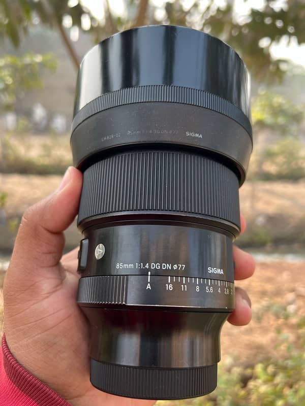 sigma 85mm 1.4 e mont DGDN for sony 1