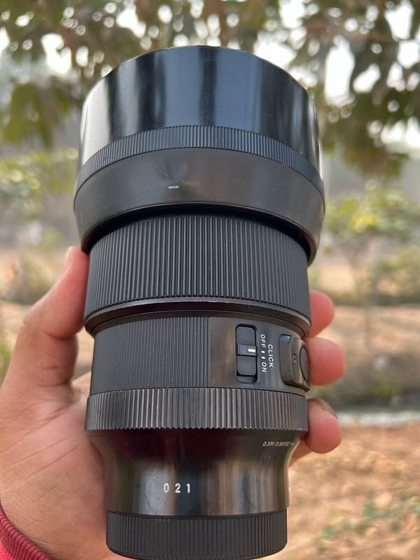 sigma 85mm 1.4 e mont DGDN for sony 4