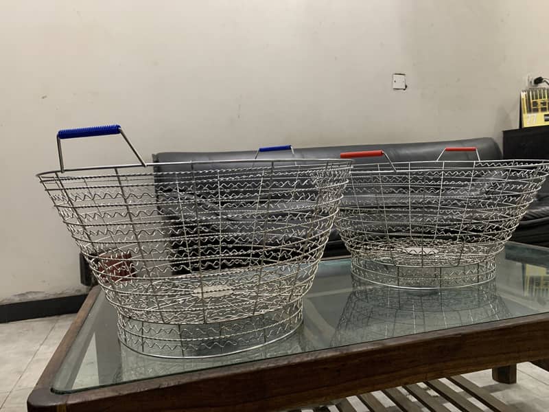 HANDMADE IRON BASKET for storage purpose. 1