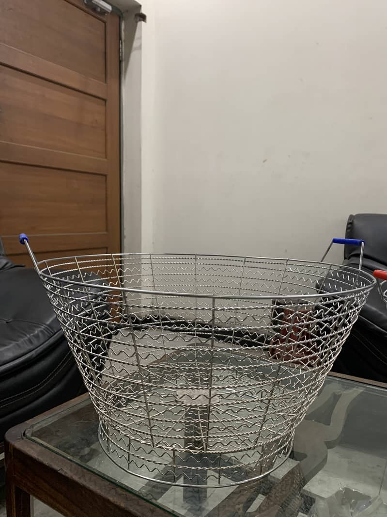 HANDMADE IRON BASKET for storage purpose. 2