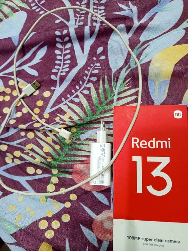 redmi 13  with 7 month warranty 8/128 6